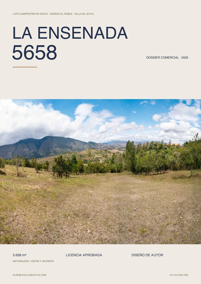 Portada del folleto comercial La Ensenada 5658